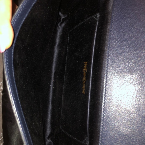 Royal Blue YSL Clutch - Picture 4 of 8
